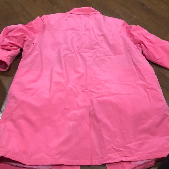 Esprit pink trench coat, fleece lined upper half - Picture 3 of 3